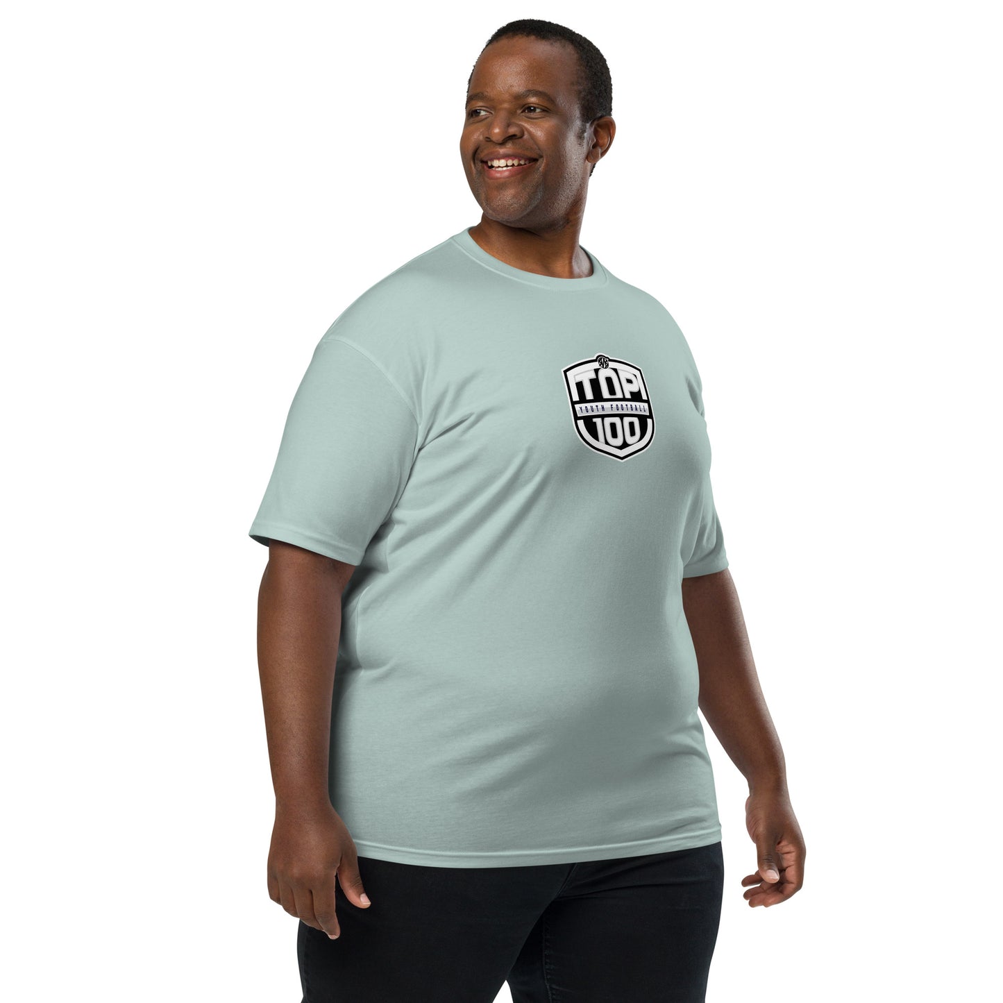 RNRTOP100 Men’s premium heavyweight tee