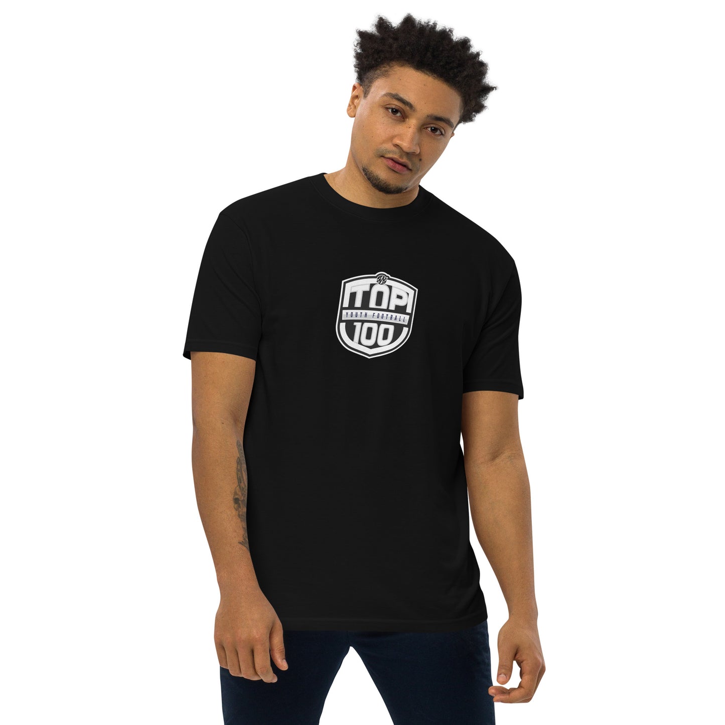 RNRTOP100 Men’s premium heavyweight tee