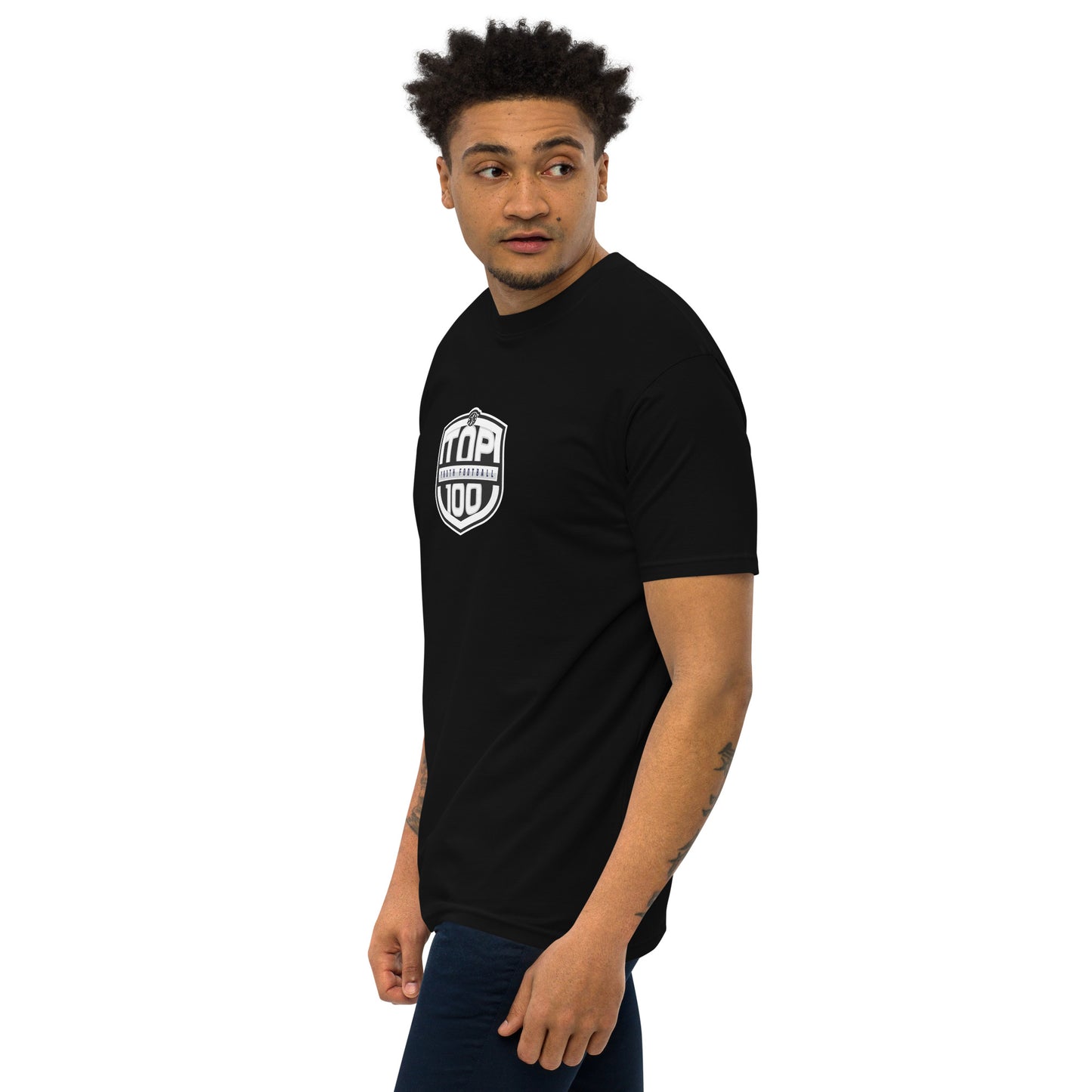 RNRTOP100 Men’s premium heavyweight tee