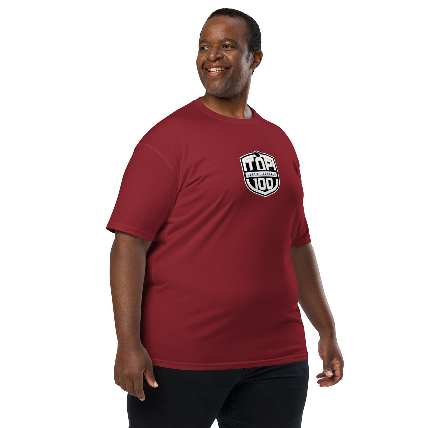 RNRTOP100 Men’s premium heavyweight tee