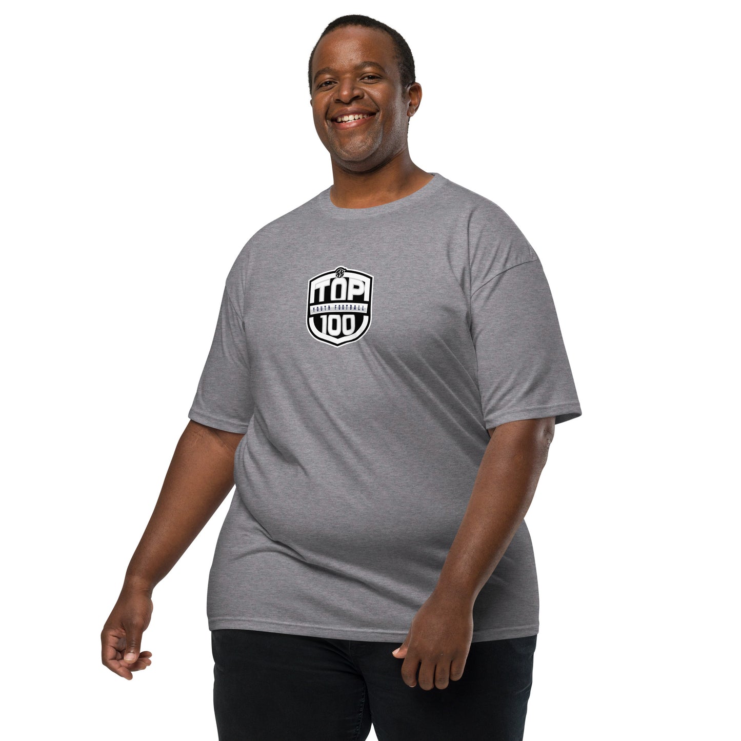 RNRTOP100 Men’s premium heavyweight tee