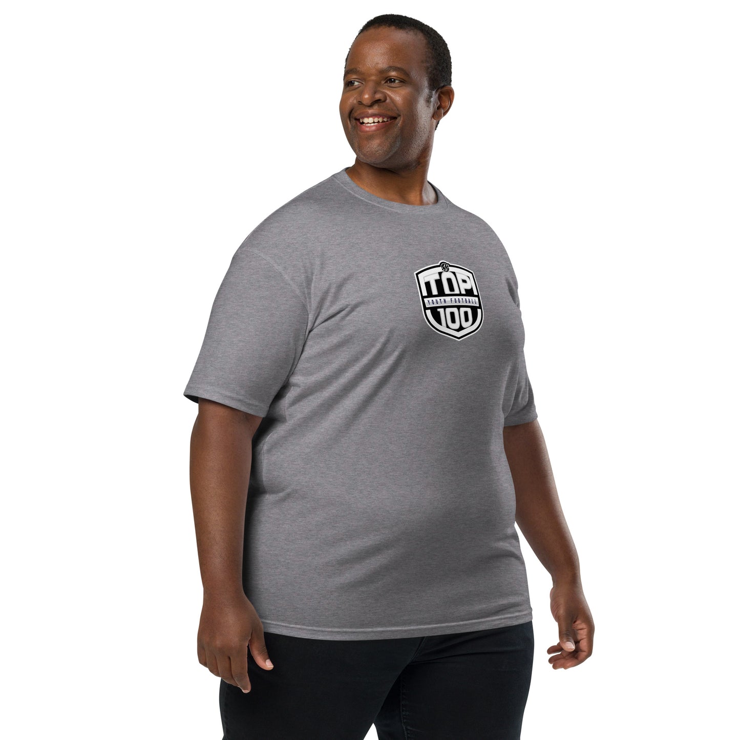 RNRTOP100 Men’s premium heavyweight tee