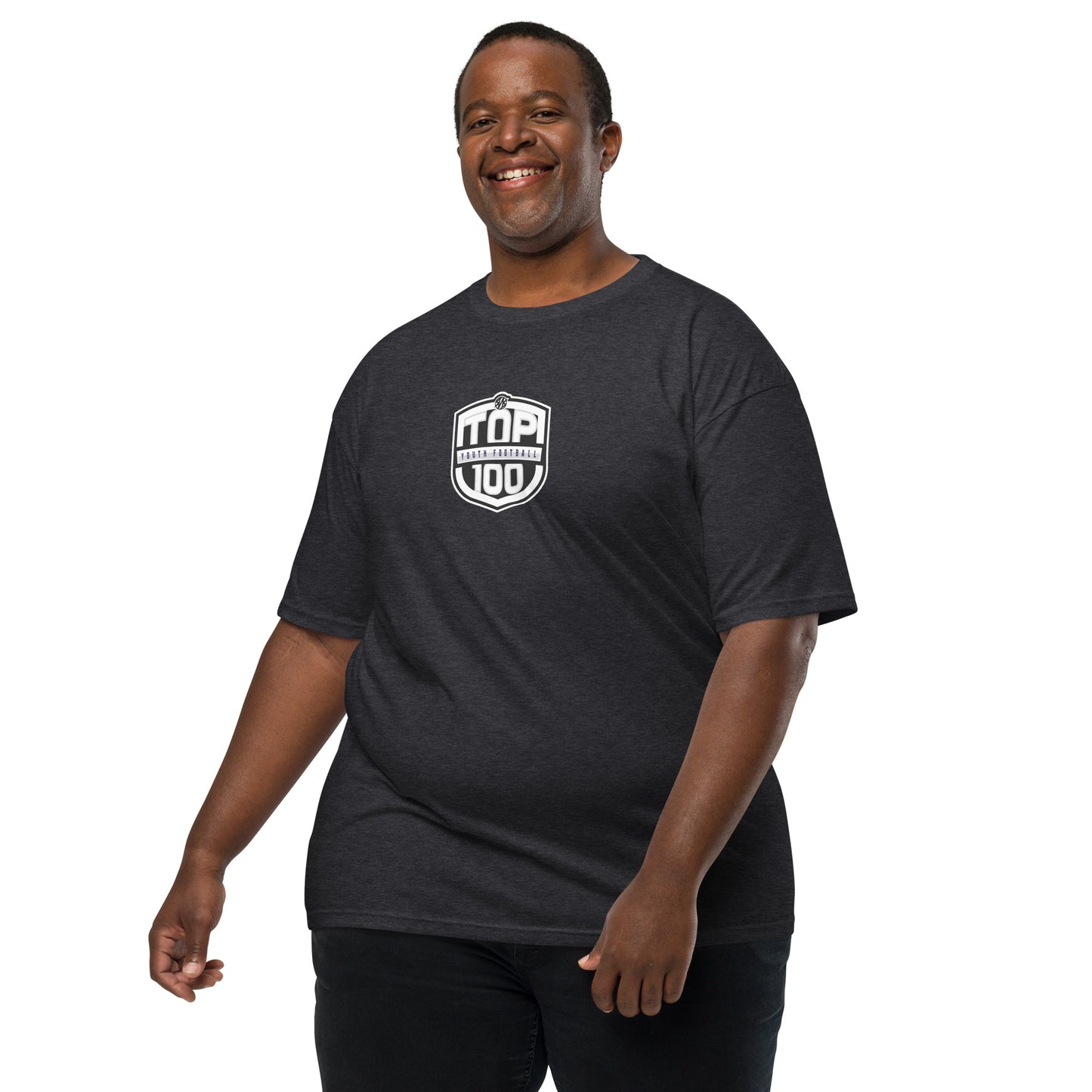 RNRTOP100 Men’s premium heavyweight tee