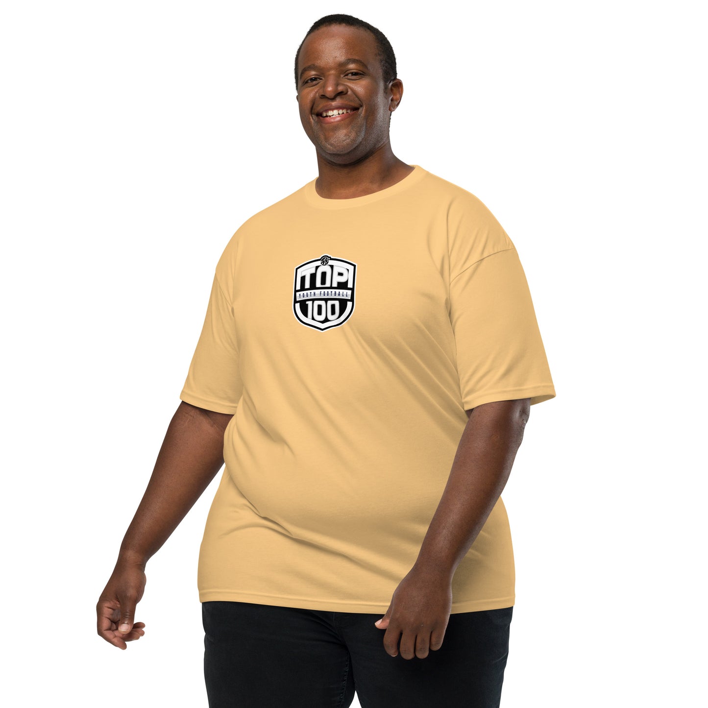 RNRTOP100 Men’s premium heavyweight tee