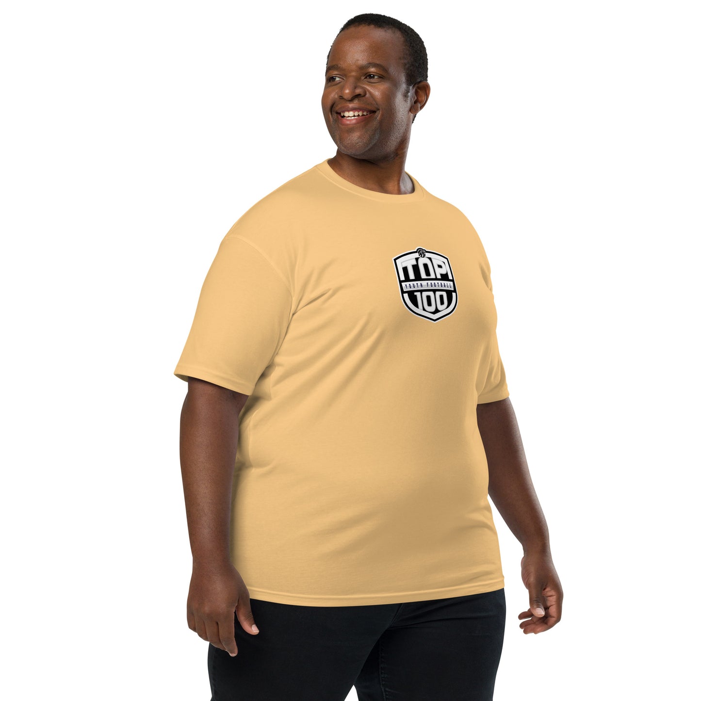 RNRTOP100 Men’s premium heavyweight tee