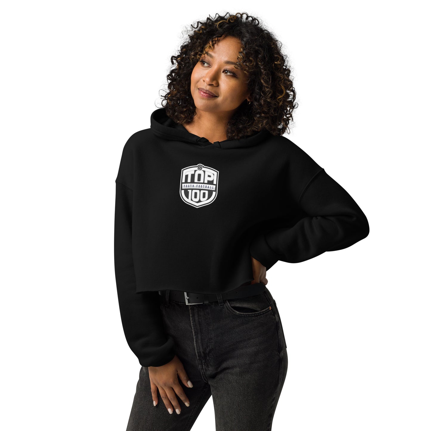 RNRTOP100 Crop Hoodie