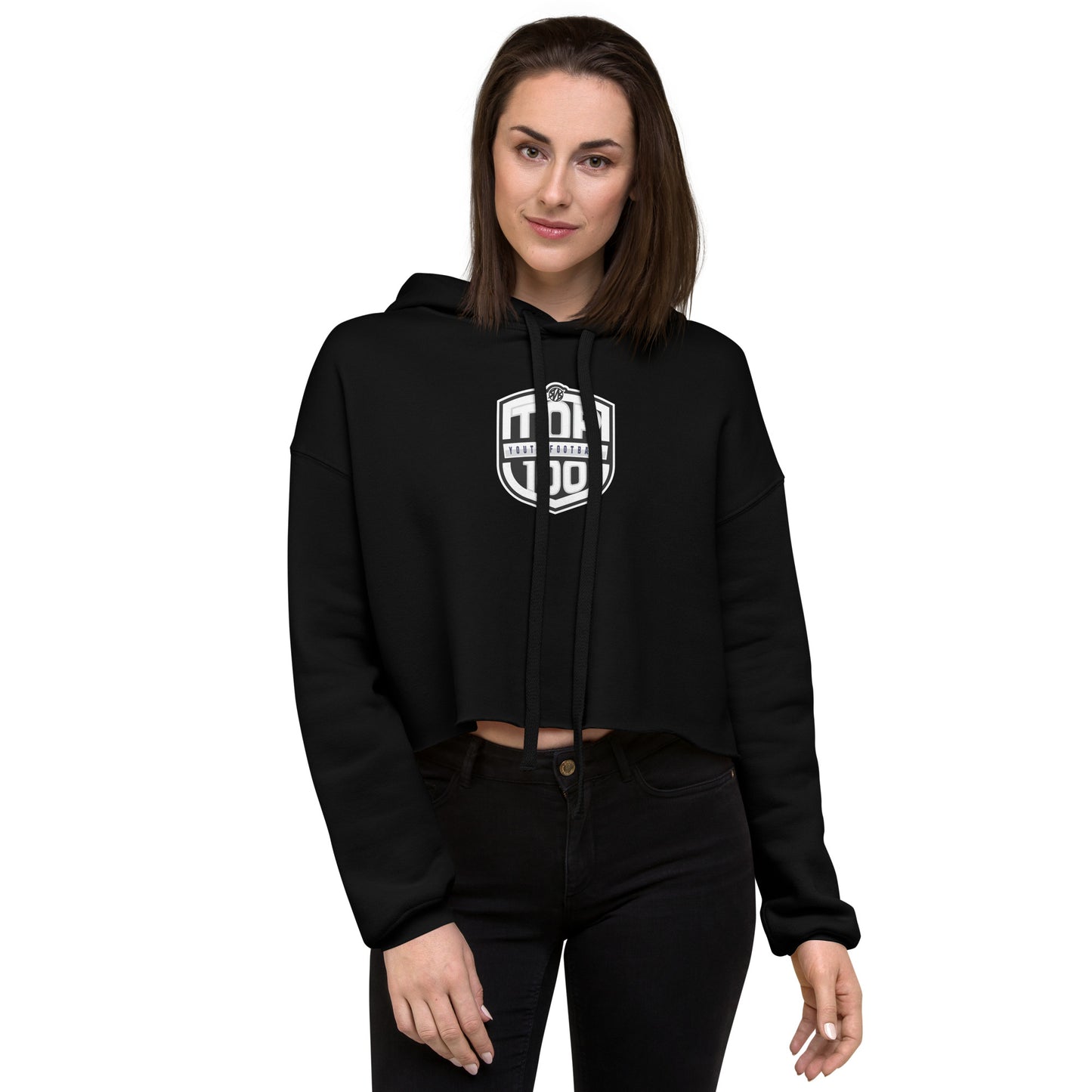 RNRTOP100 Crop Hoodie