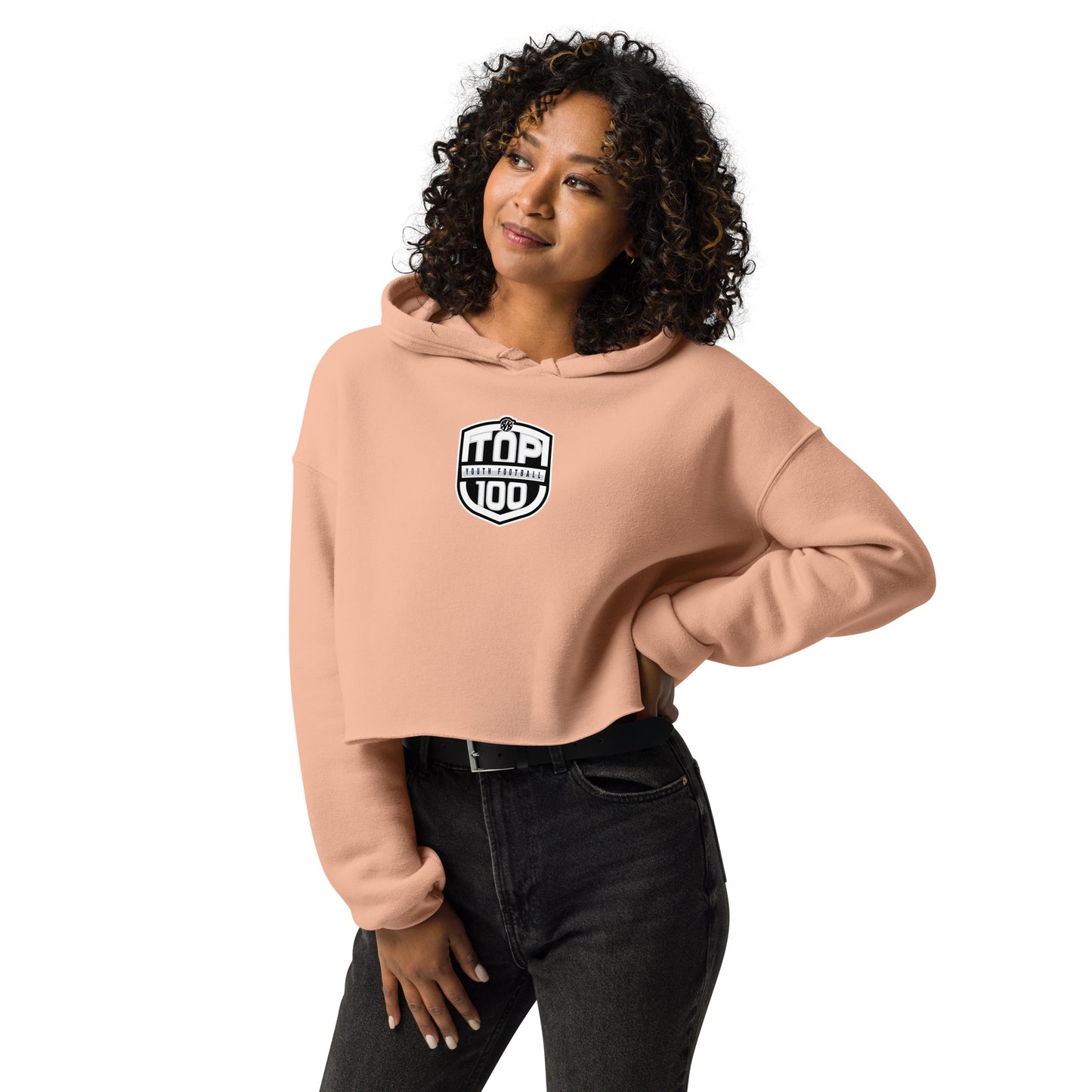 RNRTOP100 Crop Hoodie