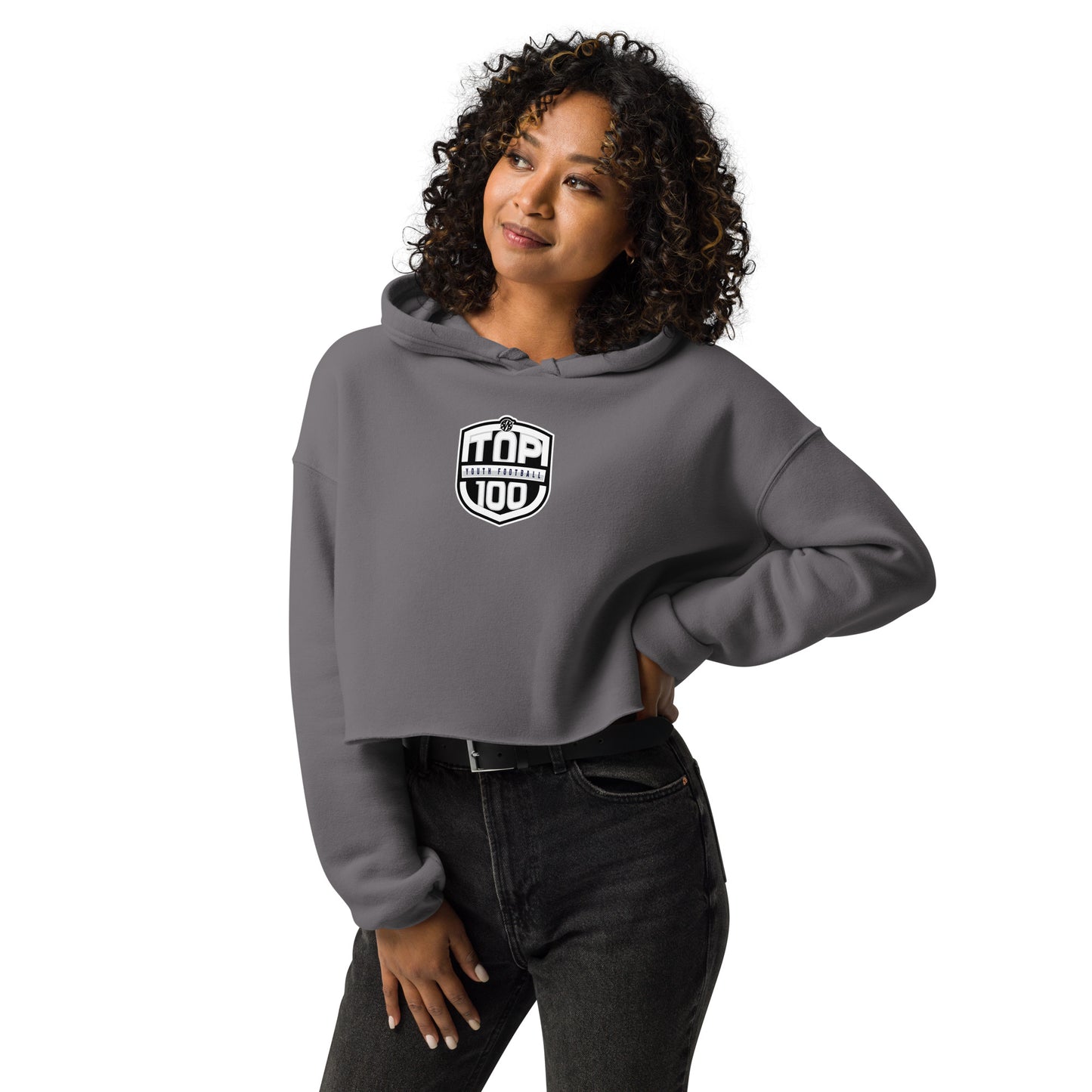 RNRTOP100 Crop Hoodie