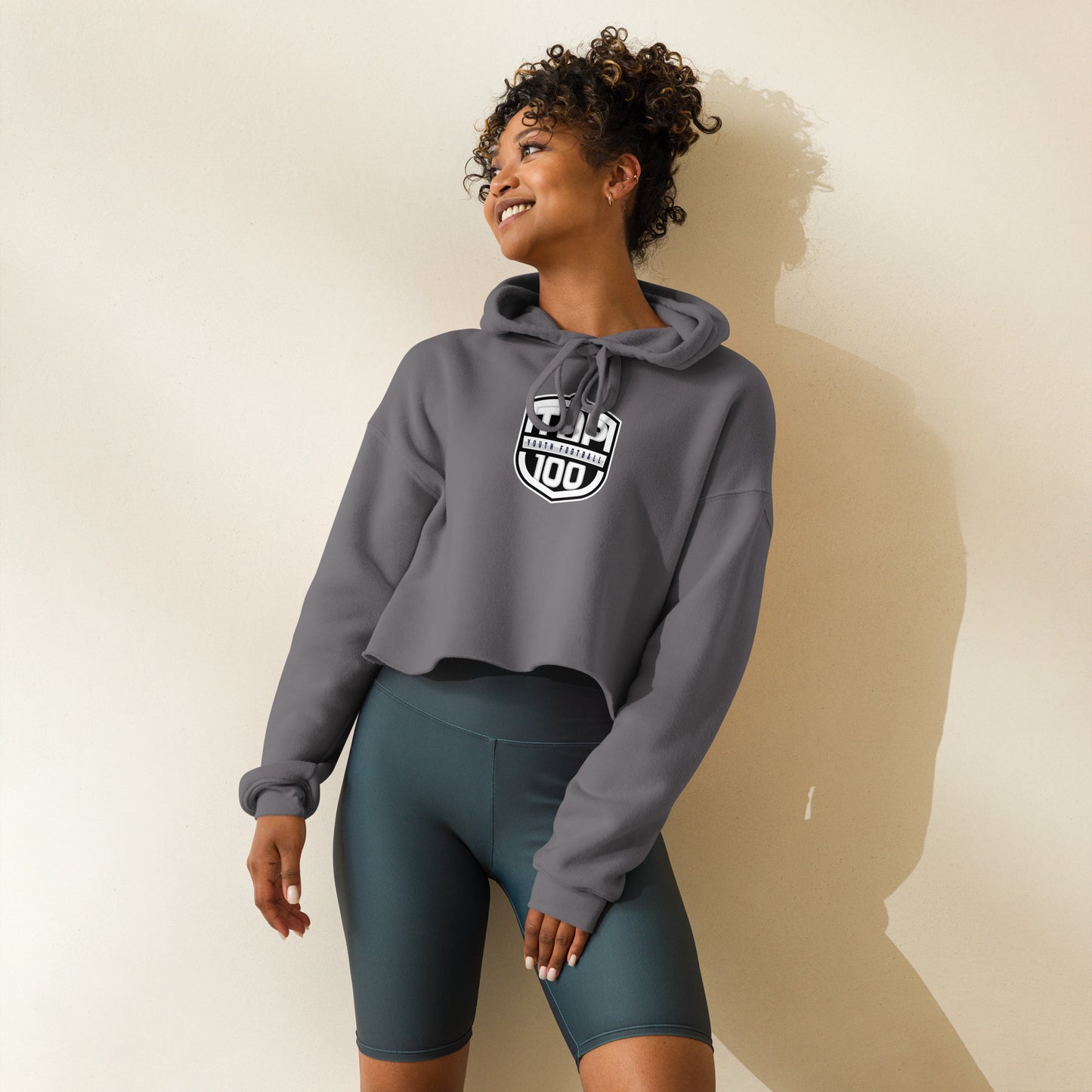 RNRTOP100 Crop Hoodie